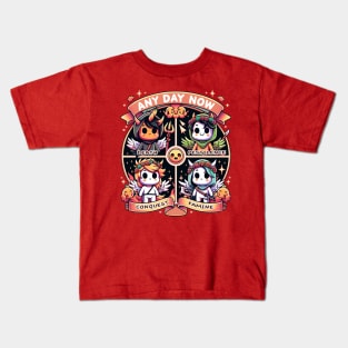 Cherubic Four Horsemen Kids T-Shirt